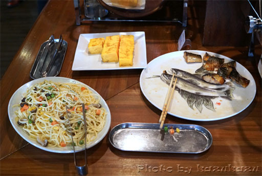 岐阜県美濃加茂市のホテルルートイン美濃加茂の朝食バイキング